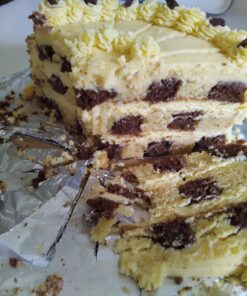 Chessboard Buttercream Cake